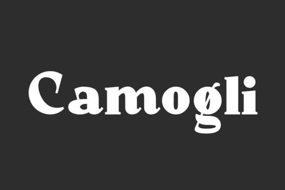 Camogli: An Elegant Serif Display Font for Modern Design