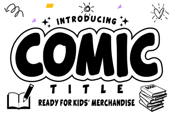 Comic Title: A Bold Display Font for Dynamic Designs