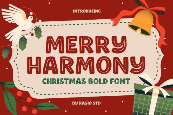 Discover Merry Harmony: A Festive Font for Holiday Cheer