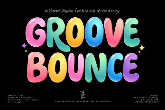 Discover the Vibrant Energy of the Groove Bounce Typeface