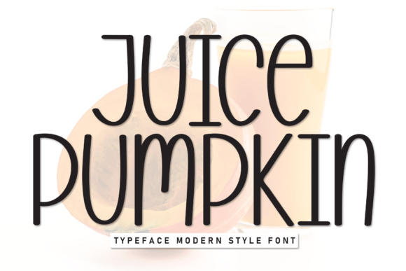 Discovering the Charm of Juice Pumpkin Typography