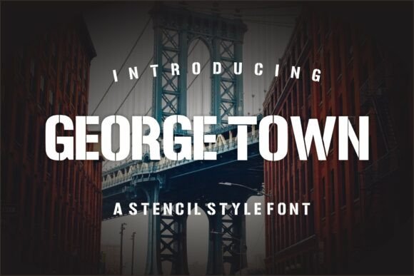 Exploring the George Town Stencil Typeface