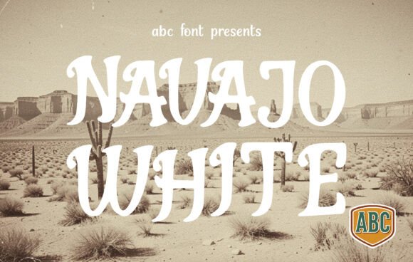 Navajo White: A Typeface for Rugged, Vintage Charm