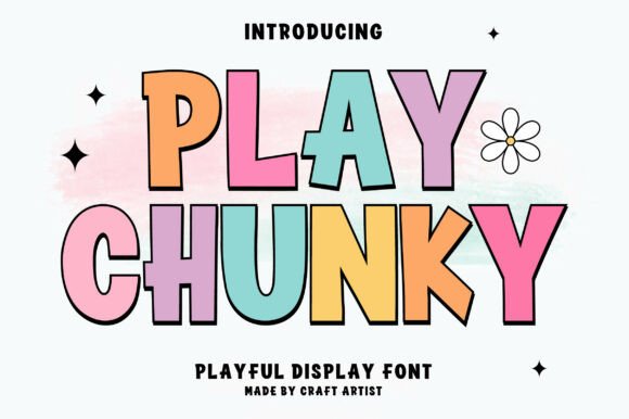 Play Chunky: A Bold Typeface for Energetic Design