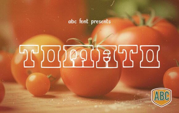 Tomato: A Bold Display Font for Fresh Branding